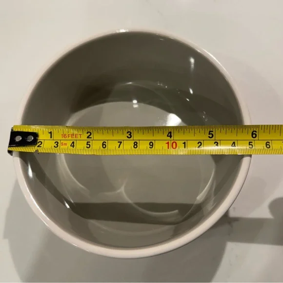 Rae Dunn "FEAST" ceramic pet bowl - Picture 4 of 5